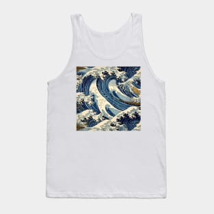 Masculine Wave Tank Top